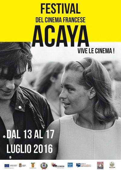 #V4B Locandina festival del cinema francese - Acaya 2016